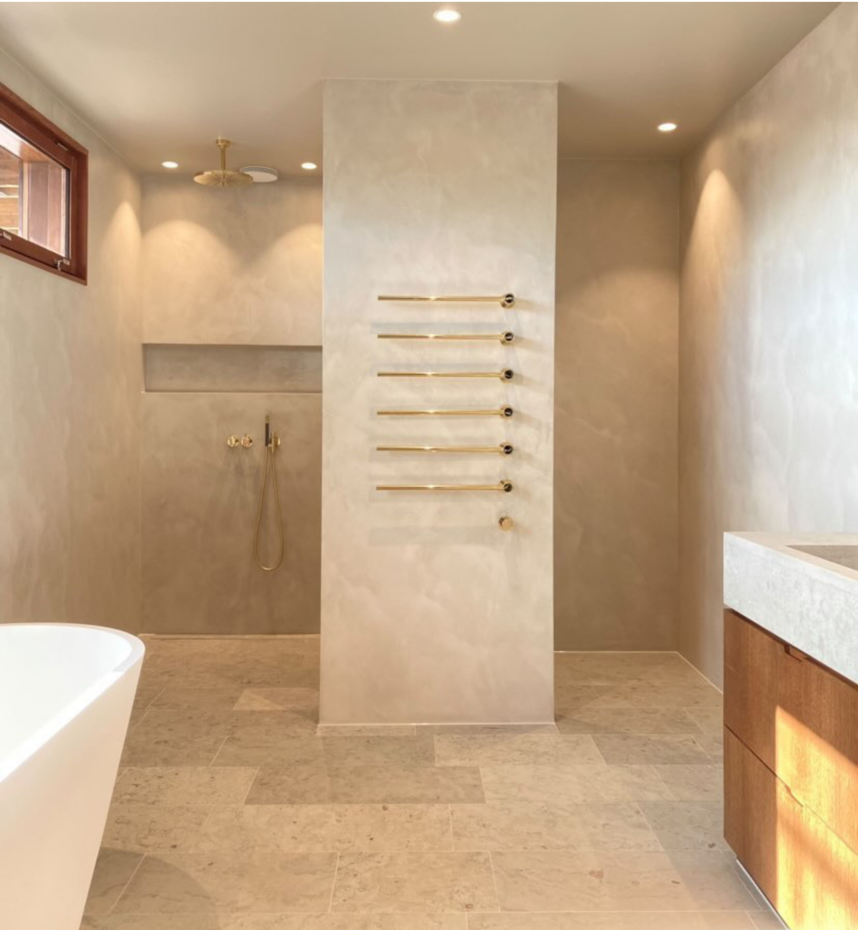 Kopia av Gbg Maleridesign Microcement badrum exklusivt sand 1